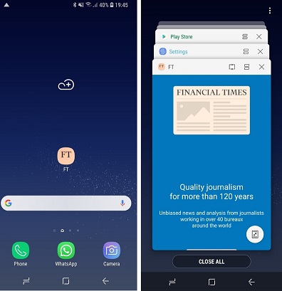 PWA Image (left)         Native app image (right)
