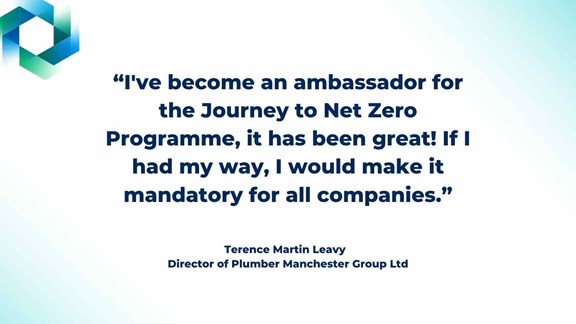Journey to net zero testimonial